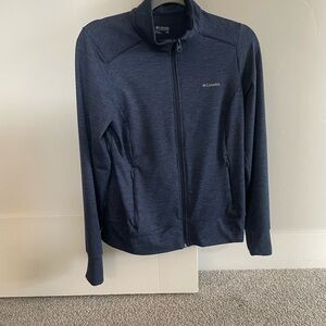 Columbia Heathered Blue Sportswear Jacket